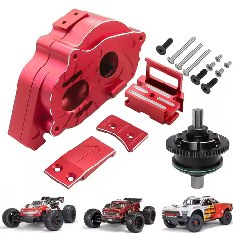 Metal Center Gearbox & 57T Differential Set for ARRMA 1/10 Kraton Outcast 4S BLX 1/8 Mojave 4S BLX R