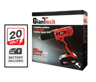 สว่านกระแทกไร้สาย 20V 26 Nm. GIANTTECH รุ่น D018-i (รวมแบต 1.5 Ah x 1)