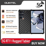 OUKITEL RT11 Rugged Tablet PC 8'' Android Tablet 5G ESIM Tablet IP68 IP69K Waterproof Shockproof 100