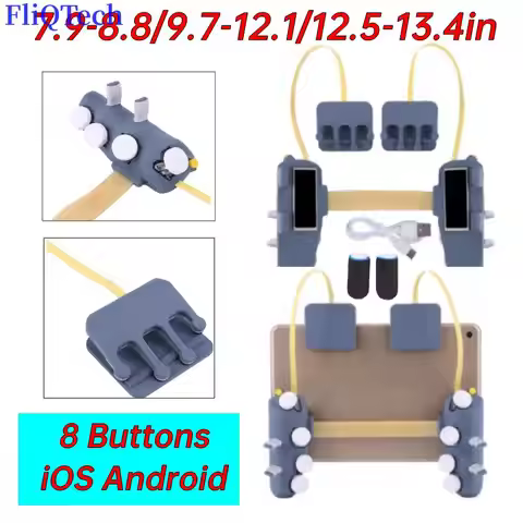 DIY Tablet Game Controller Tablet Game Handle 8 Buttons For 7.9"-13.4" iPad Pulse iOS Android 3D Con