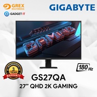 GIGABYTE GS27QA 27" QHD 2560x1440 180Hz GAMING MONITOR | SS IPS | 100% sRGB | GREX MULTIMEDIA | GADG