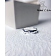 BEUNI HANDMADE PREMIUM 999 SILVER RING ANTIRUST NO ALLERGIC WATER PROOF WITH 999 MARK 999 SILVER
