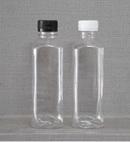 Combo 100 chai nhựa vuông 300ml nắp đen