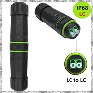 [I O J E] P68 Waterproof LC Dual Core Fiber Optical Coupler P68 Waterproof LC Dual Core Fiber Optica