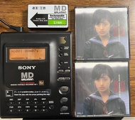 Sony First MD Player MZ-1, and 山口百惠 MDs