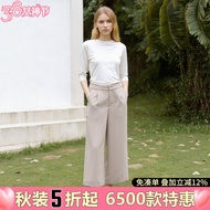 Counter Price 686 [Only] High Waist Loose Wide Leg Slimmer Look Casual Pants Brand withdrawal Cabine