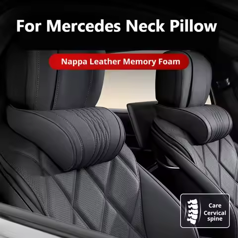 Car Seat Neck Pillow For Mercedes W177 H177 W206 W205 W214 W213 W223 W222 X257 H247 X254 V167 X167 M