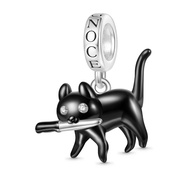 Gnoce Black Cat Dangle Jewellery Charms