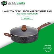 Hamilton Beach 28cm Marble Saute Pan All Hob &amp; Induction (HAP107)