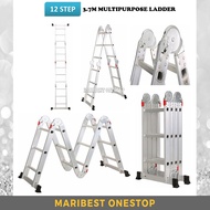 M37 12 STEP MULTIPURPOSE ALUMINIUM LADDER #