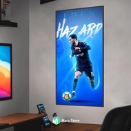 Eden Hazard Wall Painting with Composite Frame for Bedroom Decoration Gaming Corner