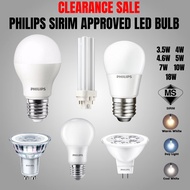 CLEARANCE SALE Sirim Approve Philips E27 GU10 MR16 4W 8W 18W 10W Energy Saving Essential MYCARE LED 