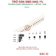 [0402] 0402 paste value in 700 ohms - 768 ohms - used for repairmen
