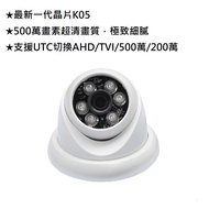 5 Million Indoor Ceiling Hemispherical Infrared Camera Monitor Lens TVI Shengrui Can Take Hykon Dahu