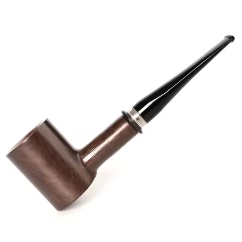 Basic Style Sandalwood Smoking Pipe Lightweight Compact Design Practical Tobacco Pipe with 9mm Filte