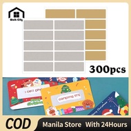 300pcs Rectangular Scratch Off Sticker DIY Scratch Off Reward Card For Game, Raffle