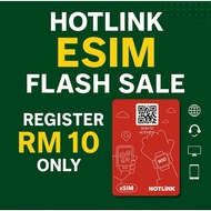 Hotlink Prepaid eSIM (No Postpaid/Bill)