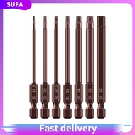 [SUFA]65mm H1.5-H6 Alloy Steel Magnetic Hex Head Screwdriver Bits Screw Driver Tools