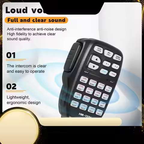 HM-133 Mic Speaker Handheld Shoulder Mic For Icom Radio IC-207H IC-880H IC-2820H IC-E282 HM-133 RJ-4