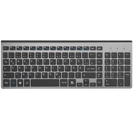 【Seasonal Sale】 Low Noise 101 Key German Qwertz Layout Wireless Keyboard 2.4g Wireless Tastatur With