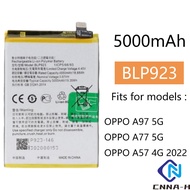 BLP923 Replacement Battery For OPPO A57 4G 2020 A77 A97 5G 5000mAh Battery