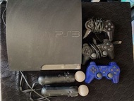 Sony PlayStation 3 (3 controllers + 2 motion controller) + 24 Games