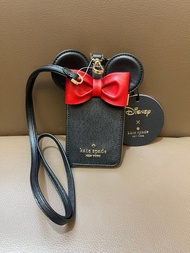 清貨KS Kate Spade x Disney Minnie Mouse 3D 掛頸證件套散子包