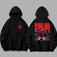 Spider-Man Miles Morales Graphic Hoodie, Marvel Superhero Pullover Sweatshirt, Casual Streetwear