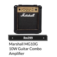Marshall MG10G 10 Watt 6.5" Combo Amplifier Electric Guitar Amp Gold Series (MG10 MG 10)