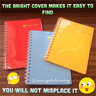 MERAH A6 Spiral Notebook - A6 Note Book - Red Book Yellowbiru Color