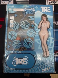 2026 TRE 台灣國際成人展 女優 明里紬 亞加力大立牌