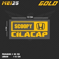 SCOOPY CILACAP CUTTING STICKER MEI25BL JTG/