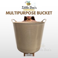 Multipurpose Bucket | Timba & Tabo | Hamper | Laundry Basket | Mocha