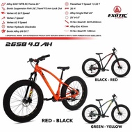 Promo sepeda gunung 26" EXOTIC ET-2658 4.0 ALLOY 21 SPEED FL BAN BESAR