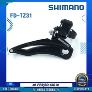 Front Derailleur FD Shimano Tourney 3 Speed Model TZ31