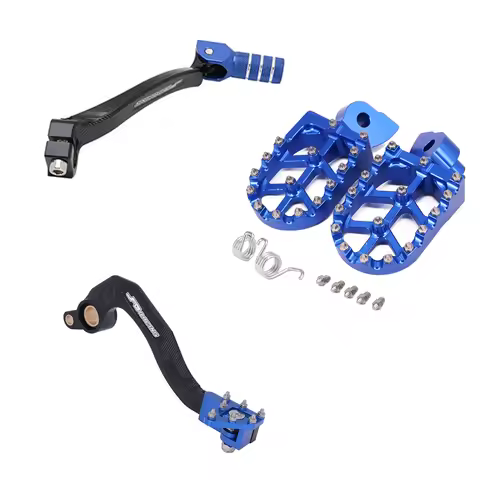 Motorcycle Foot Brake Gear Shifter Shift Pedal Lever Footpeg Foot Pegs For YAMAHA YZ450F YZ 450F YZ4