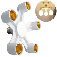 E27 Base Socket Splitter E27 to E27 EU LED Bulb Lamp Holder 2in1/3in1/4in1/5in1/6in1 LED Lamp Socket