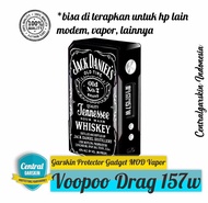 Garskin Mod Vape Voopoo Drag 157w - Jack Daniels