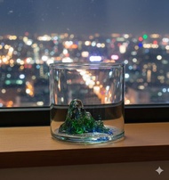 【愛台灣】原創手工吹製 玉山杯/威士忌杯/茶杯/冰山杯/日出 附杯