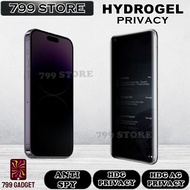 Privacy Hydrogel Screen Protector Infinix Zero 40 5G Zero 40 4G Zero 30 5G Zero 30 4G Zero Ultra Zer