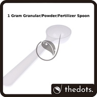 THEDOTS 1 Gram Granular Powder Fertilizer Spoon Milk Powder Coffee Powder Spoon Seasoning Plastic Sp