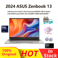 2024 ASUS Zenbook 13 Laptop|ASUS Lingyao Laptop|ASUS Laptop|13th Gen Core Ultra7 155U Processor|32RAM 1TB SSD|4.8GHz|13.3Inch 60Hz 2.8K OLED Screen Notebook|100% DCI-P3|ASUS Computer Notebook PC