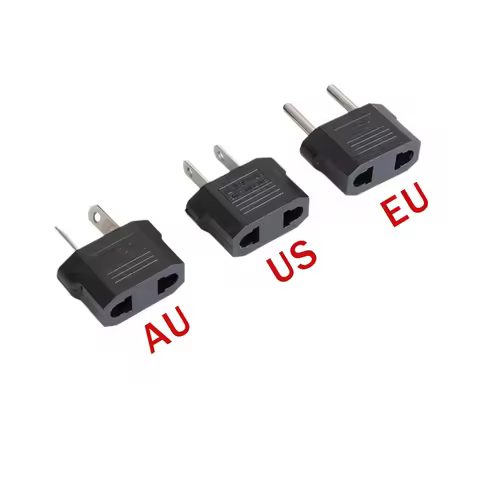 Global two pin power plug to American, European, Australian standard three-way adapter socket