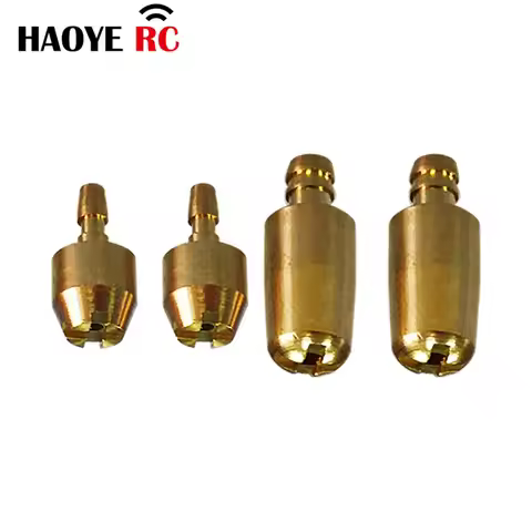 Haoye 2Pc Copper Fuel Tank Clunks Oil Hammer RC Airplane Nitro Fuel Clunk Filter RC Turbojet Fuel Oi