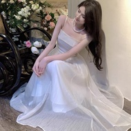 Váy tơ Lolie dress 2 dây dáng dài xòe bồng siêu xinh xắn dành cho các nàng thơ tiểu thư sang chảnh đ