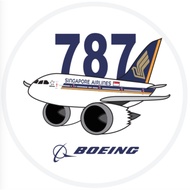 RBF SINGAPORE 787 7CM STICKER S-C-787-SQ