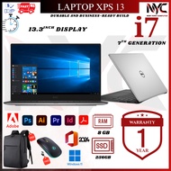 Dell XPS 13 Series | i5/i7 5th–7th Gen | 8GB RAM | 256GB SSD | Touch/Non-Touch | Premium Ultrabook