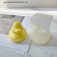 【NEW】 3D Little Yellow Du Candle Silicone Mold DIY Du Crystal Epoxy Resin Mould Animal Candle Making