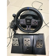 USED PXN V9 Steering Wheel Gen 2 Version 9 for PC Nintendo Switch XBox PS5 6 PS Console Wheel Pedal 