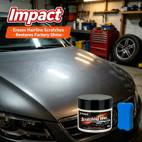 QIFENGHE 100g Car Scratch Repair Wax, 3-in-1 Polish & Protect Paste for Paint Scratches, Swirls & Ox